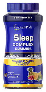 Жувальний комплекс для сну Puritan's Pride Sleep Complex Gummies 60 жув.