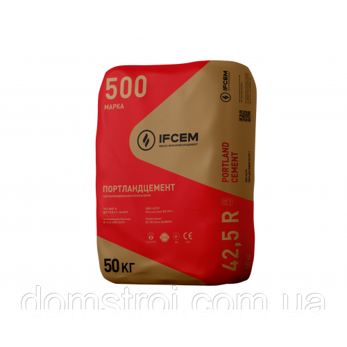 ЦЕМЕНТ ПЦ I-500 50 КГ (ІВАНО-ФРАНКІВСЬК)