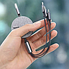 Кабель 3в1 для зарядки телефону MicroUSB/Lightning/Type-C Baseus Fabric 3-in-1 Flexible |3.5A, 0.35M-1.2M| Сірий CAMLT-BYG1, фото 7