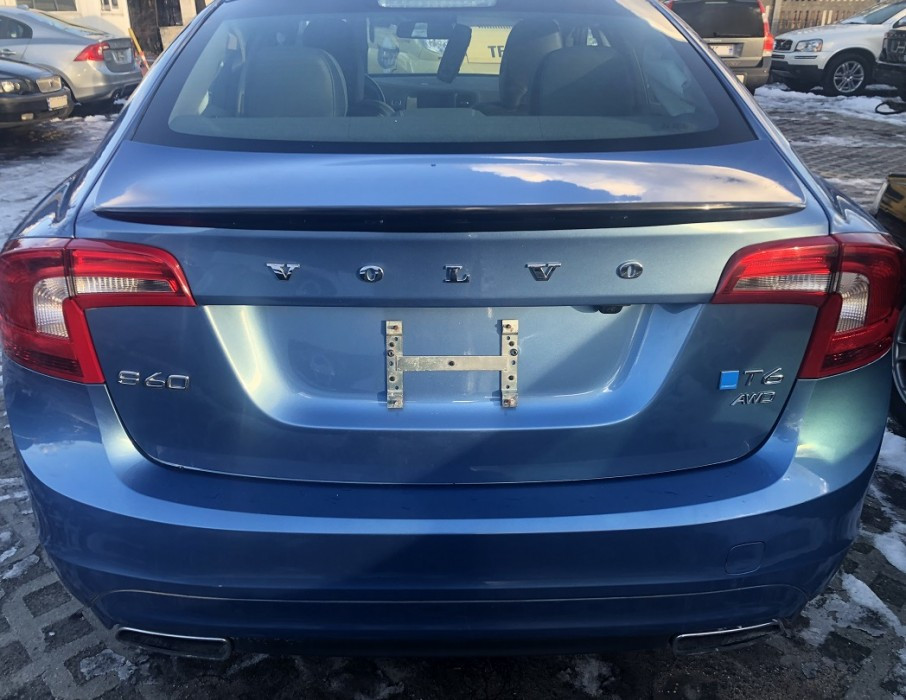 Спйлер Volvo S60 (10-18) тюнінг сабля