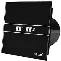 Вытяжной вентилятор Cata E-100 GTH Black, фото 3