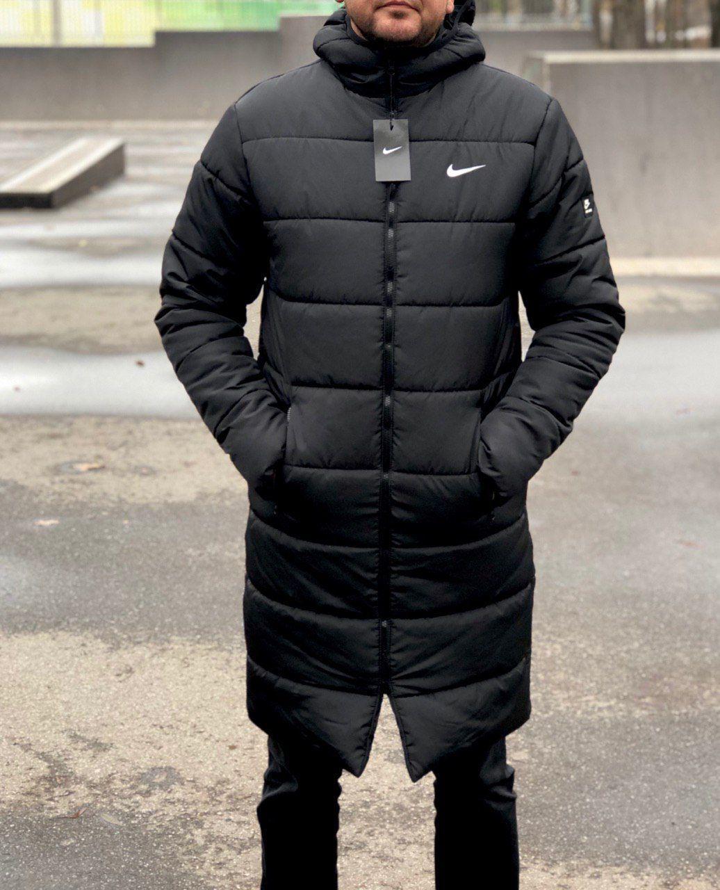 Пуховик мужской зимний удлиненный Озон