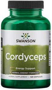 Гриб Кордицепс Swanson Cordyceps 600 мг 120 капс.