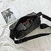 Стьобана жіноча сумка через плече, м'яка сумочка чорного кольору, AL-3772-10, фото 3