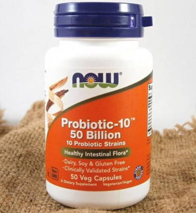 Пробіотик NOW Probiotic-10 50 Billion 50 капс, фото 2