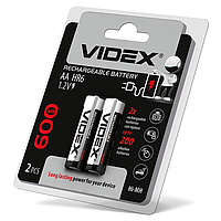 Акумуляторна батарея АА 1.2 V VIDEX 600mAh Ni-Mh