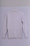 Кофта для дівчинки на блискавці Л-107 зріст 122 сіра, фото 2