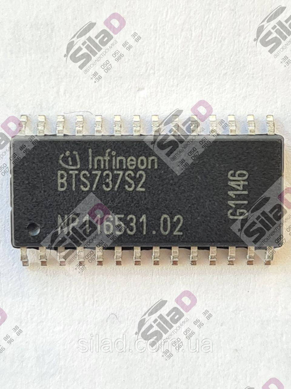 Мікросхема BTS737S2 Infineon корпус P-DSO-28, фото 1