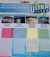 Комплект із 5 Серветок мікрофібри ULTRA CLEAN УЛЬТРА 30*30 см