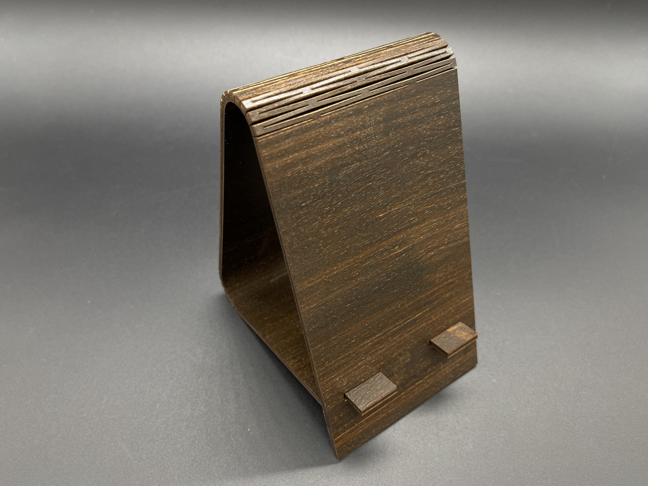 Тримач підставка-гармошка дерев'яна для смартфона органайзер настільний для гаджетів на стіл 17х9см