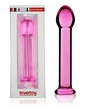 Скляний фалоімітатор Glass Romance 7" Pink