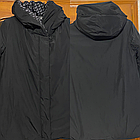 Жіночий Легкий Двосторонній Пуховик р.48,52 Біопух Курточка зимова жіноча Tongcoi, фото 9