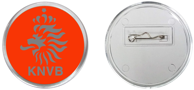 Значок сборной Голландии акриловый на булавке 65 мм - фото 1 - id-p655317819