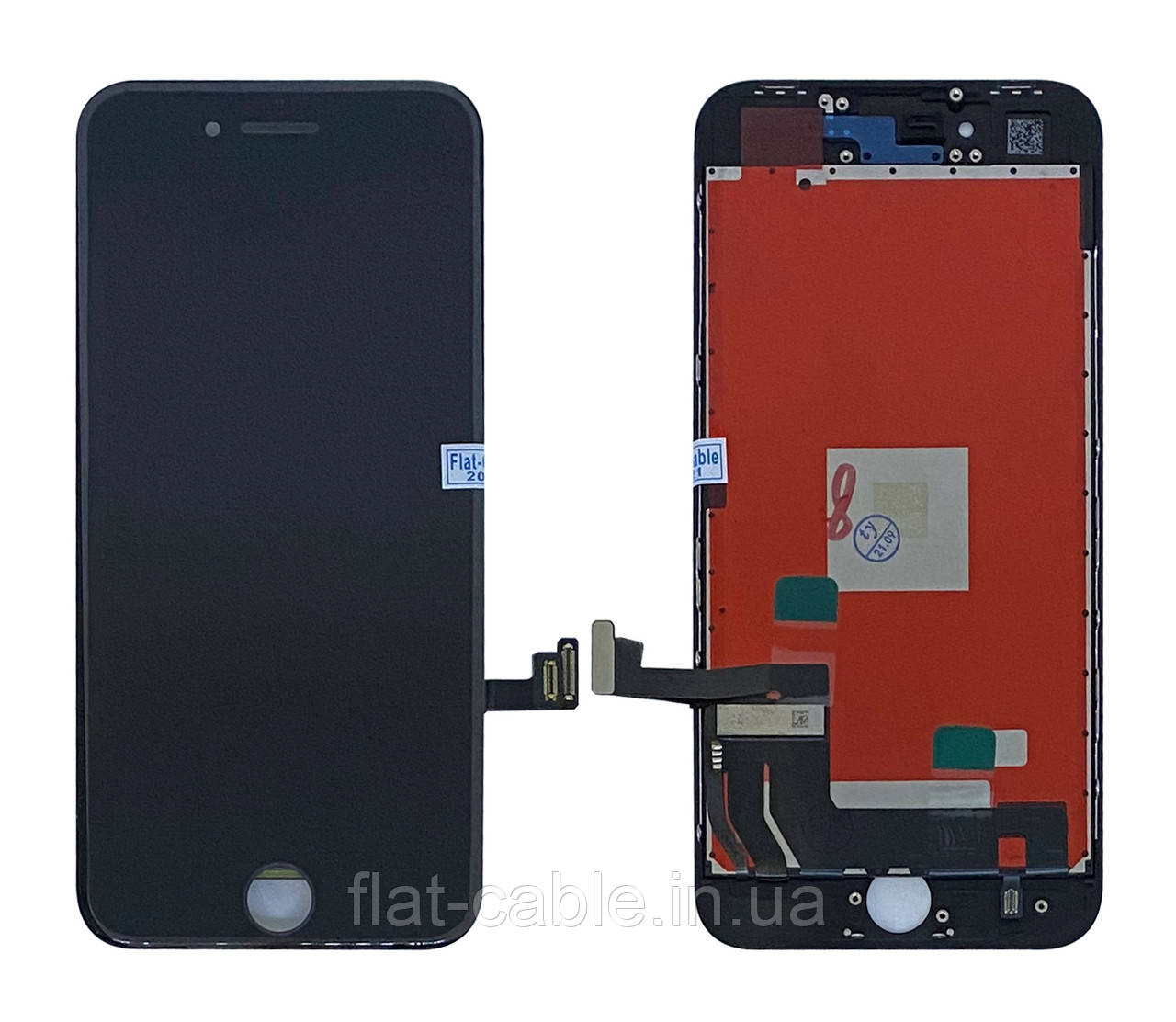 Дисплей (модуль) iPhone 8/ iPhone SE (2020) (A1863/ A1905/ A1906) Чорний оригінал замінений шлейф