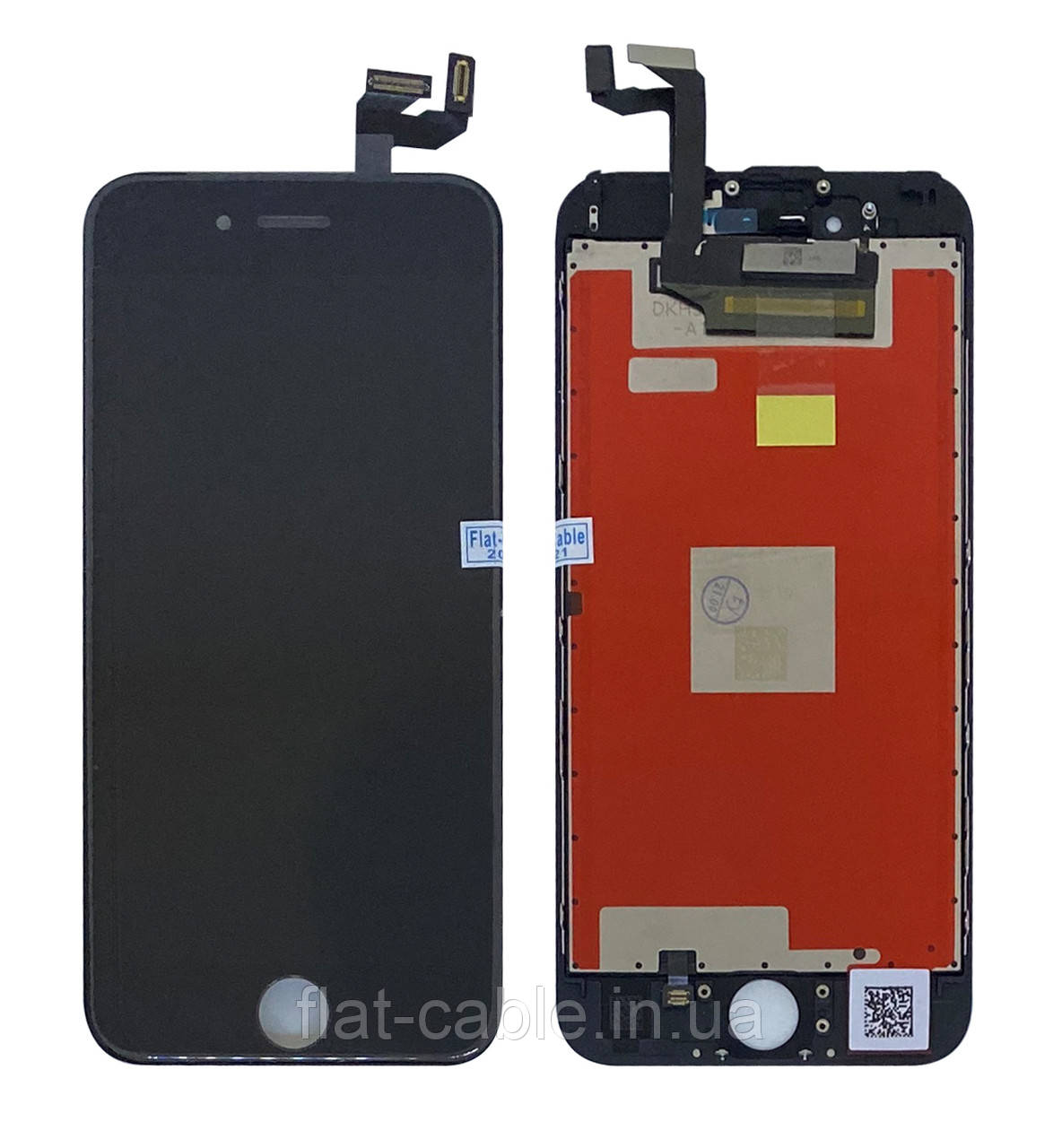 Дисплей (модуль) iPhone 6s (A1633/ A1688/ A1700) Чорний Original замінений шлейф