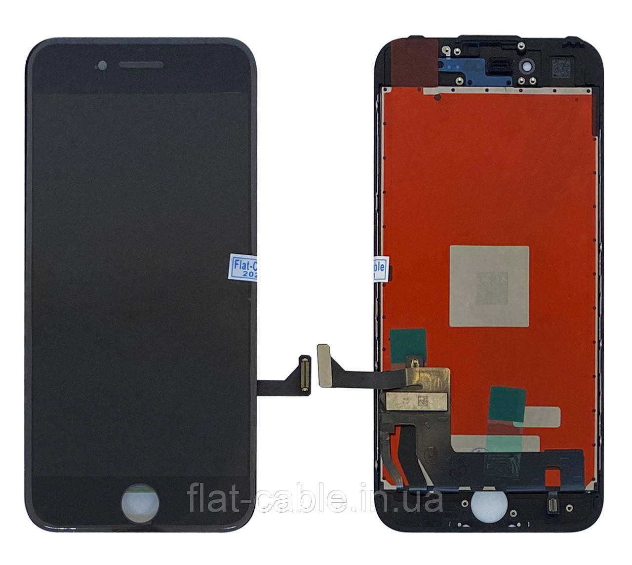 Дисплей (модуль) iPhone 7 (A1660/ A1778/ A1779) Чорний Оригінал замінений шлейф