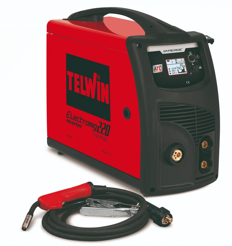 Зварювальний інвертор ELECTROMIG 220 SYNERGIC 400V Telwin 816059 (Італія), фото 1