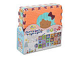 Дитячий ігровий килимок - пазл «Цікаві іграшки» (92х92 см). BABY GREAT GB-M1601, фото 2