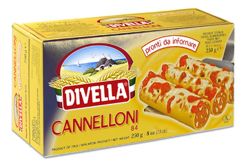 Макарони для фарширування канеллоні Divella «Cannelloni» 250 г.