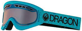 Гірськолижна маска Dragon Alliance DX Blue лінза Lumalens Flash Blue