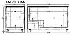 EKTOR 46 SGL (445л) Морозильна скриня з прямим склом CRYSTAL S.A. Греція, фото 2