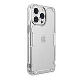 Захисний чохол Nillkin для iPhone 13 Pro Max (Nature TPU Pro Case) White Прозорий Чохол, фото 3