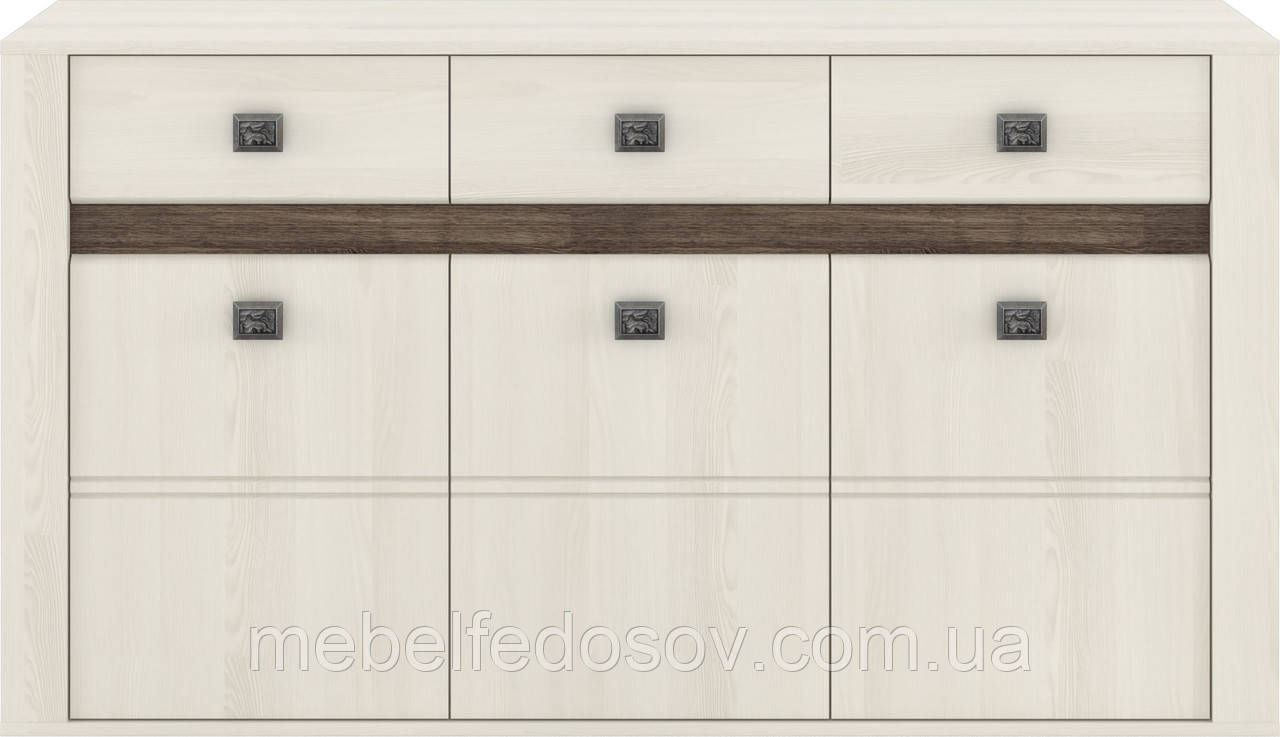 Комод KOM3D3S Селена (Гербор/Gerbor) 1550х420х850мм