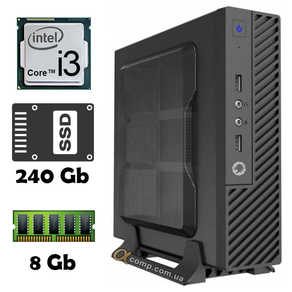 AlphaPC (i3-3210 • 8Gb • ssd 240Gb) R3-U103 USFF