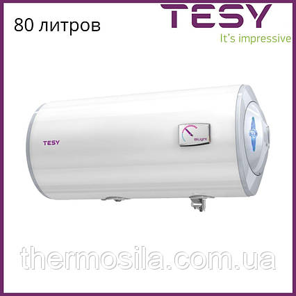 Бойлер Tesy Bilight GCH 804420 B12 TSR бойлер 80 літрів горизонтальний мокрий ТЕН
