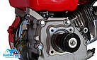 Бензиновий двигун EDON PT-210 / 7.0 HP +Безкоштовна Доставка! +ШКІВ / 4-тактний 7.0 HP / 5,15 кВт (Вал 19 мм), фото 5