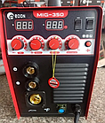 Зварювальний напівавтомат EDON MIG-350 (+MMA) + Безкоштовна Доставкою - 1 КГ Флюсу в комплекті, фото 8
