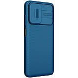 Захисний чехол Nillkin для Xiaomi Redmi 10 / Redmi 10 Prime (CamShield Case) Blue із захистом камери, фото 6