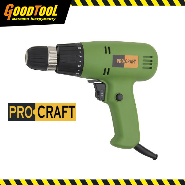 Шуруповерт мережевий Procraft PB800, фото 1