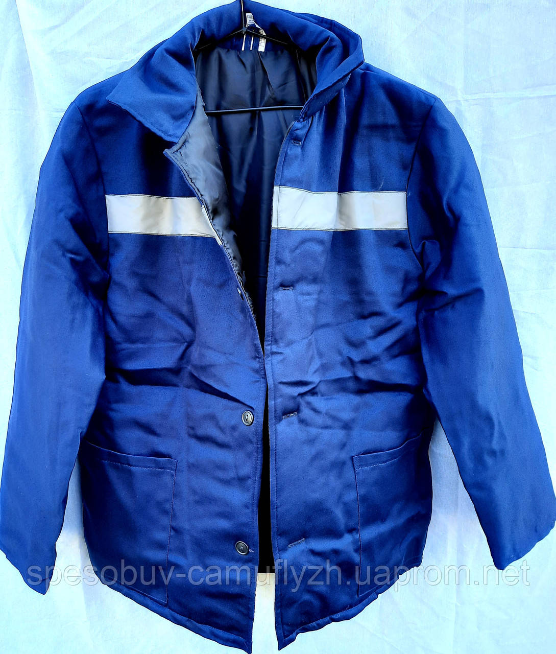 Куртка зимова фуфайка Робоча на синтепоні, легка розміри 44-46,48-50,52-54,56-58,60-62.