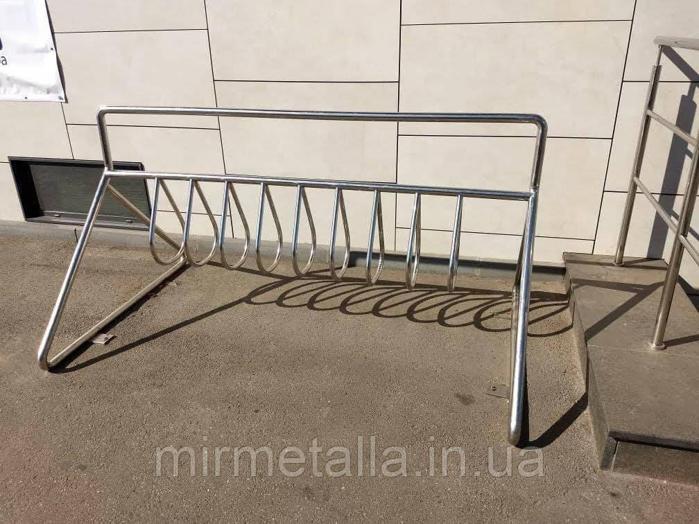 Велопарковка з нержавійки