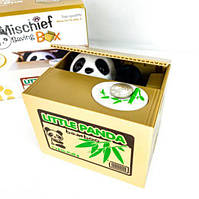 Дитяча інтерактивна скарбничка для монет панда злодюжка монет