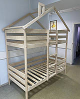 Кровать двухъярусная деревянная трансформер Гера