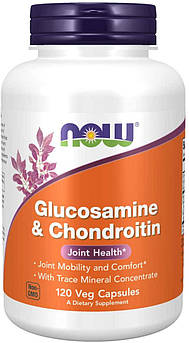 Хондропротектор Now Foods Glucosamine Chondroitin with Trace Mineral Concentrate 120 капсул (4384303823)