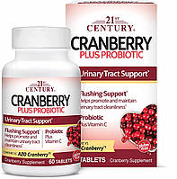 21st Century Cranberry Plus Probiotic 60 таблеток (4384303830)