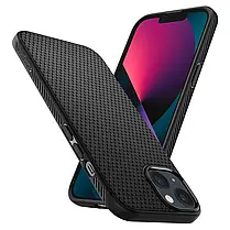 Чохол Spigen для iPhone 13 mini - Liquid Air, Matte Black, фото 6