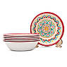 Набір із 6-ти меламінових піал з етно орнаментом Maya Brandani, фото 4