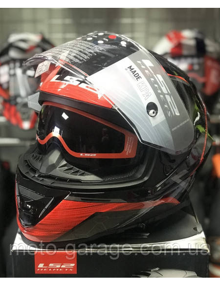 LS2 FF800 STORM CLASSY RED, фото 1