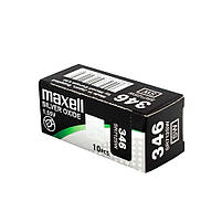 Годинникова батарейка 346 / SR 712 SW Maxell Silver Oxide (1.55v) 1шт., фото 2