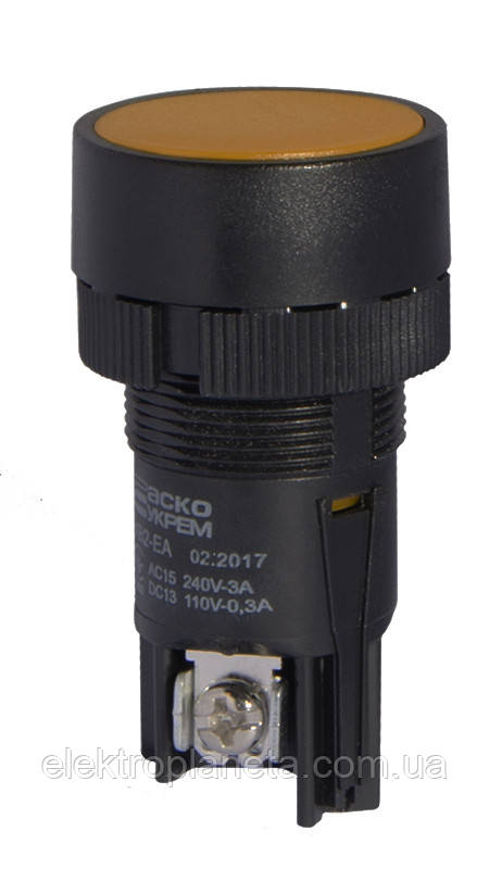 XB2-EA151 Кнопка "Старт" жёлтая (NO) A0140010054, фото 1