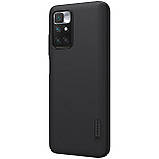 Захисний чохол Nillkin для Xiaomi Redmi 10 / 10 Prime (Super Frosted Shield) Black Чорний, фото 4