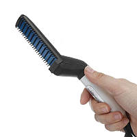 Плойка-щетка для бороды и волос Modelling Comb (расческа для укладки волос, стайлер, гофре, утюжок) ON