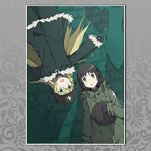 Плакат А4 Аніме Girls' Last Tour 005