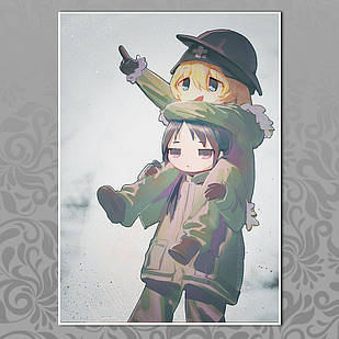 Плакат А4 Аніме Girls' Last Tour 006