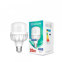 LED лампа TITANUM A80 20W E27 6500К