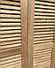 Жалюзійні двері з масиву дуба (нефарбовані), фото 2